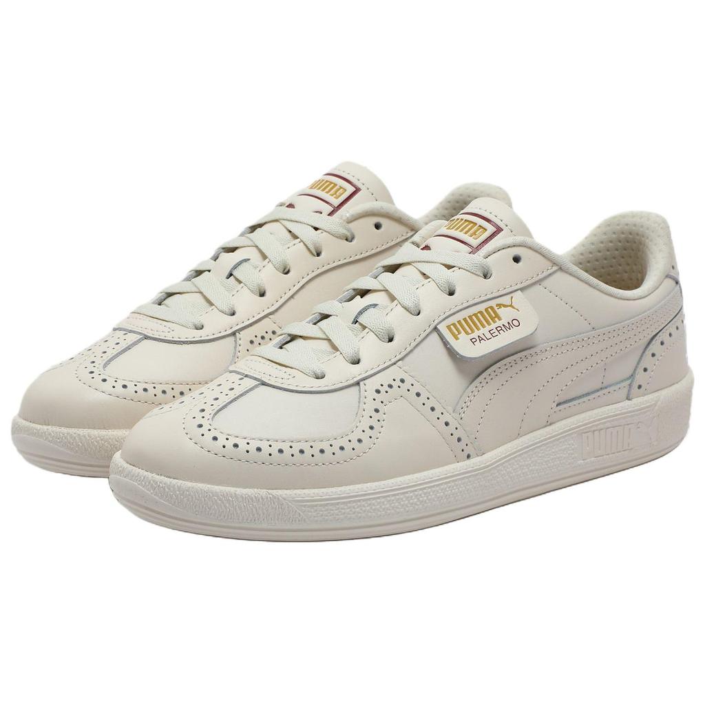 Puma Palermo Classy Comfortable Soft Durable Low-Top Sneakers Women Sneakers Beige 399684-01