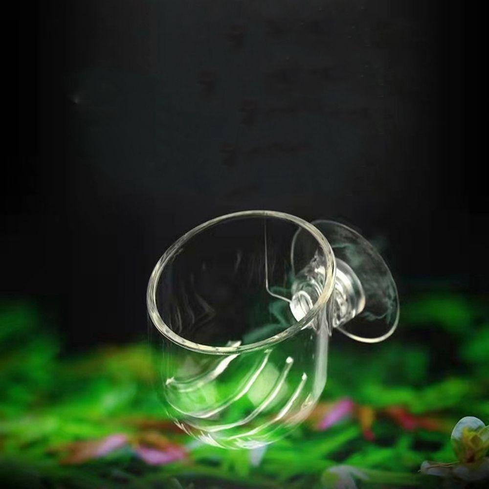 Мини-аквариумное украшение, водоросли, чашка для растений, красная кормушка для червей с присоской, держатель для аквариума