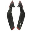 2 Pcs Front Splitter Lip Spoiler Glossy Carbon Fiber Left Right Bumper Diffuser Splitter Kit for M3 M4 G80 G82 2020 and