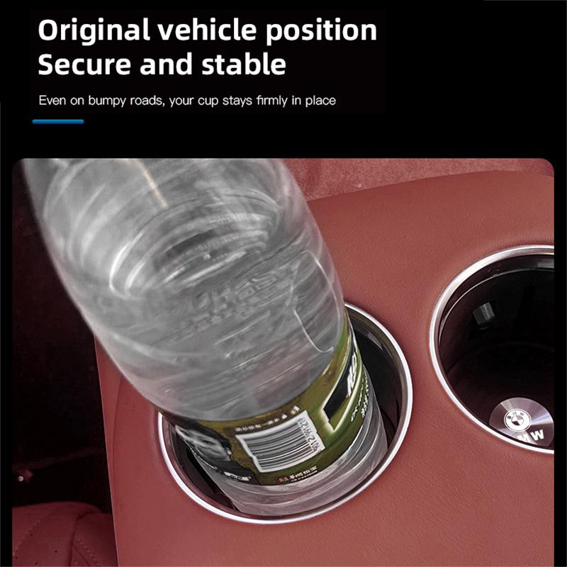 NTSM5 2Pcs Motorcycle Sticker/Car Non-slip Silicone Coaster For BMW M G80 G06 G07 G42 G14 G15 G16 F82 F20 F21 F83 M2 M3 M4 M5 F95 F11
