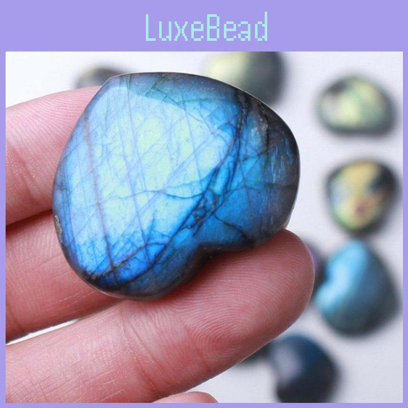 Captivating Madagascar Quartz Labradorite Natural Crystal Heart Pendant Decor For Unique Gifts