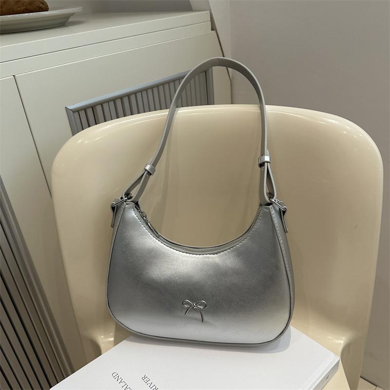 Высококачественная сумка под мышку женская осенняя новая мода универсальная сумка через плечо нишевый дизайн багет сумка-клатч