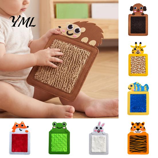 Infant Tactile Stimulation Toy 1/8Pcs Kids Animal Theme Sensory Mat, Wall Panel Textured Tile, Baby Touch And Feel Activity Mat for Preschool Playroom