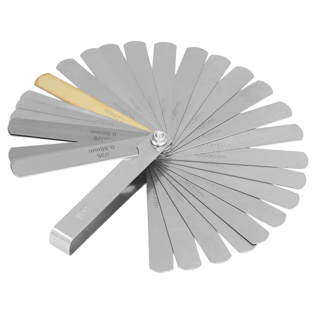 0.04?0.8mm Metric Feeler Gauge Laser Engraving Line Steel Gap Feeler Gauge for Measuring Tool