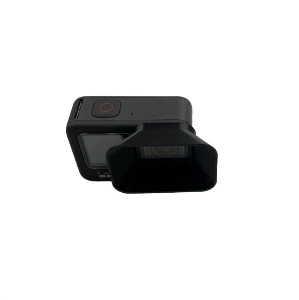 Черные аксессуары для GoPro Hero 12 11 10 9, защитная бленда, антибликовый солнцезащитный козырек Lente для Go Pro Hero 5 6 7 8, черная камера