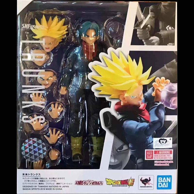 16 см Фигурка Готенкса из Dragon Ball Super Saiyan 3 SHF Аниме Подвижная ПВХ Коллекционная Кукла Фигурка Какаротто Сын Гоку Модель Игрушки