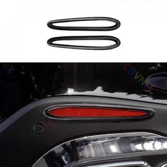 Fit For Benz GLC X254 2023-2024 ABS Carbon Fiber Rear Fog Light Lamp Cover Trim