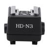 HD-N3 PC Flash Light Hot Shoe Mounting Adapter Accessory for Video Camera