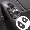 Carbon Fiber ABS Interior Door Button Overlay Trim For Corvette C6 2005-2013