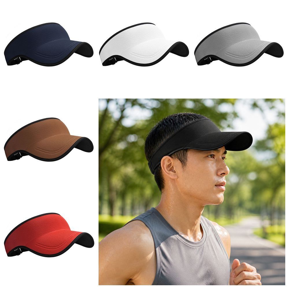 Quick Drying Sports Sun Visor Packable Running Visor Creative Gift Open Top Visor