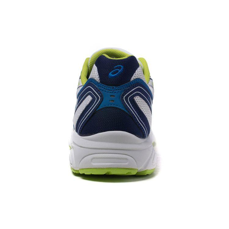 Asics Maverick 2 Тканевые Спортивные Удобные Прочные Амортизирующие Кроссовки с Низким Верхом для Бега Мужские кроссовки Белые Синие Желтые T20XQ-0101