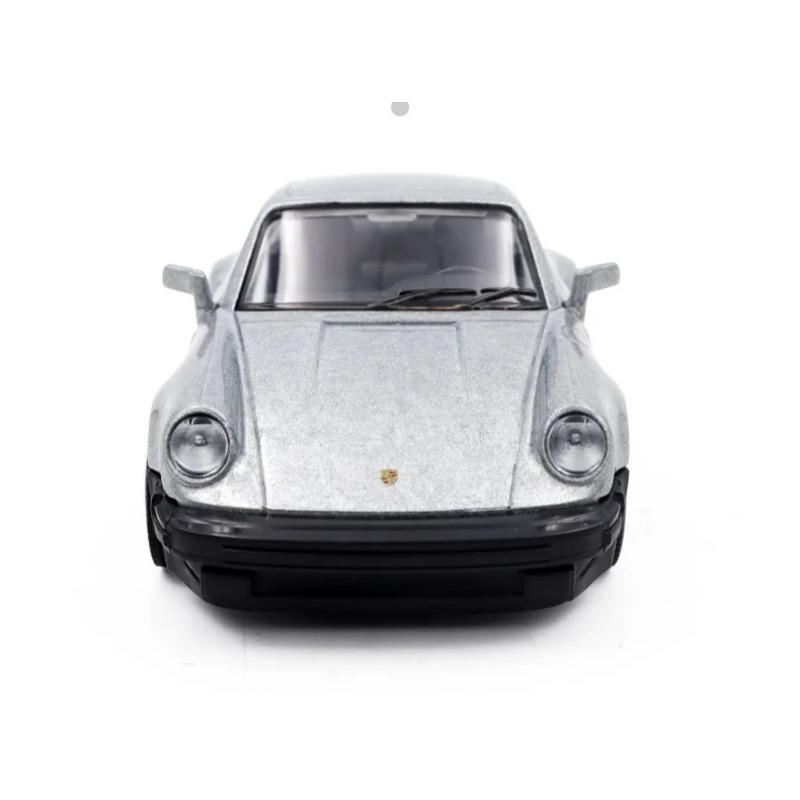 1/36 Porsche 911 Turbo 1978 литой под давлением сплав модель автомобиля металлический имитатор инерционный игрушечный спортивный автомобиль украшение с открывающейся дверью подарочный автомобиль
