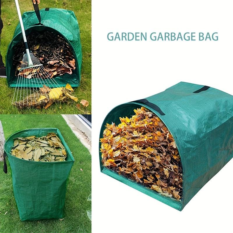 Yard Dustpan-Type Collecting Leaves Bags - Garden Deciduous Bag 52.83gal - 1/2pcs Yard Waste Bags - Garden Leaves Debris Garbage Bag