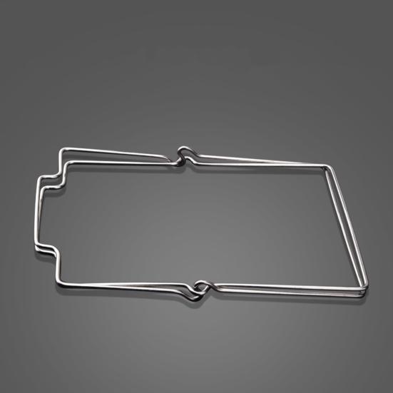 Yousheng Держатель для мусорных пакетов из нержавеющей стали Подвесной дизайн Складная конструкция Универсальная складная подставка для мусорного ведра Не требующий установки держатель для мусора