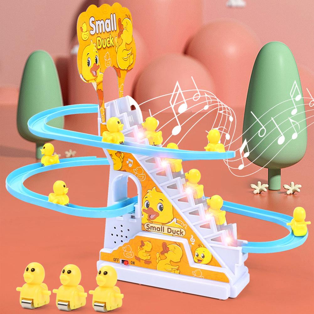 Ducks Climb Stairs Toy Climbing Stairs Toy Duck/Piglet/Dinosaur/Bear/Penguin for Kids 3 Years Old and Up for Boys and Girls