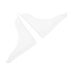 2pcs Acrylic Shower Splash Guard Clear Transparent Bathtub Water Blocker  For Kitchen Sink