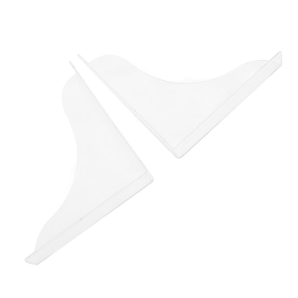 2pcs Acrylic Shower Splash Guard Clear Transparent Bathtub Water Blocker For Kitchen Sink