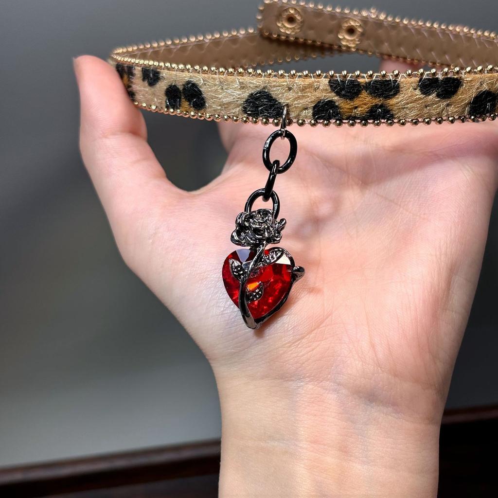 Европейские и американские трансграничные y2k красотки бабочка кожаный ошейник панк-рок чокер цепочка на ключицы ожерелье ювелирные изделия для внешней торговли