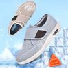 Wide Toe Walking Shoes Hook and Loop Walking Shoe Lightweight Strap Sneaker Width Breathable Elder Shoes Edema Swollen for Women Men