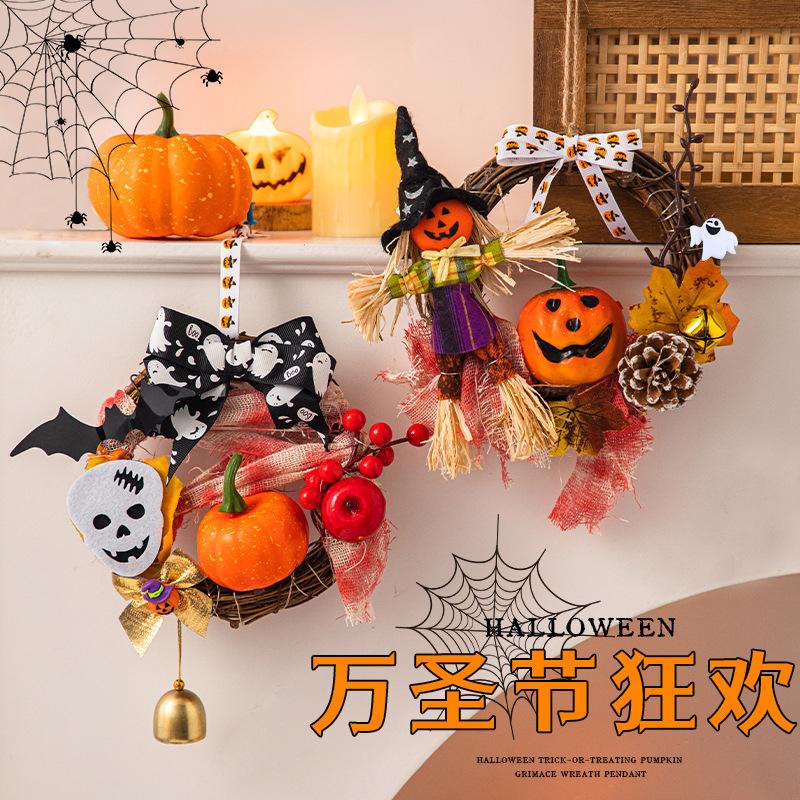 Halloween Jack-o-lantern Themed Dress-up Door Pendant Party Festival Scene Setting Atmosphere Props Pendant