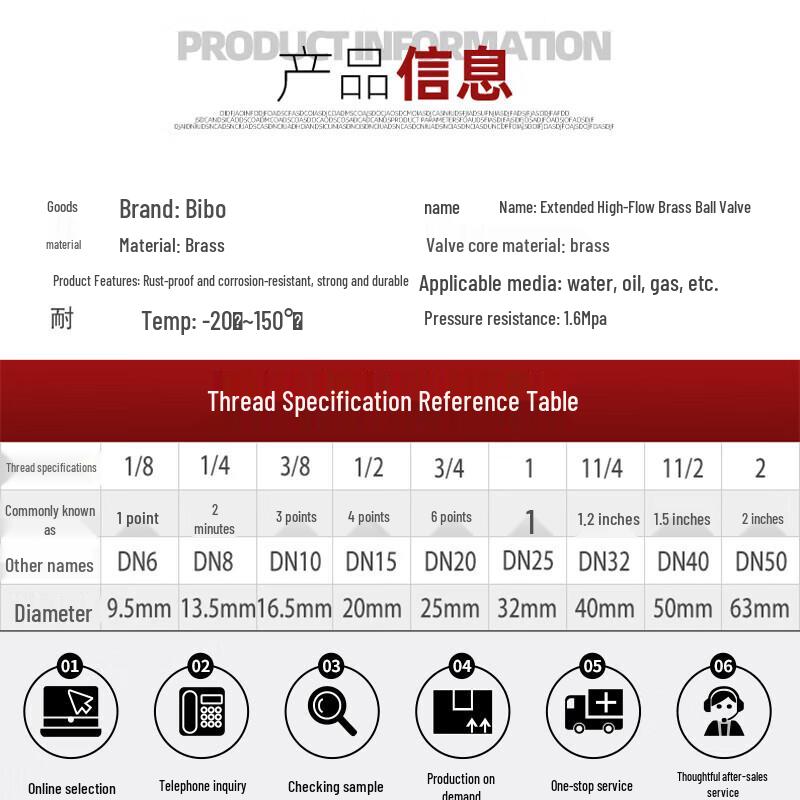 Hangshi External Thread Brass Ball Valve