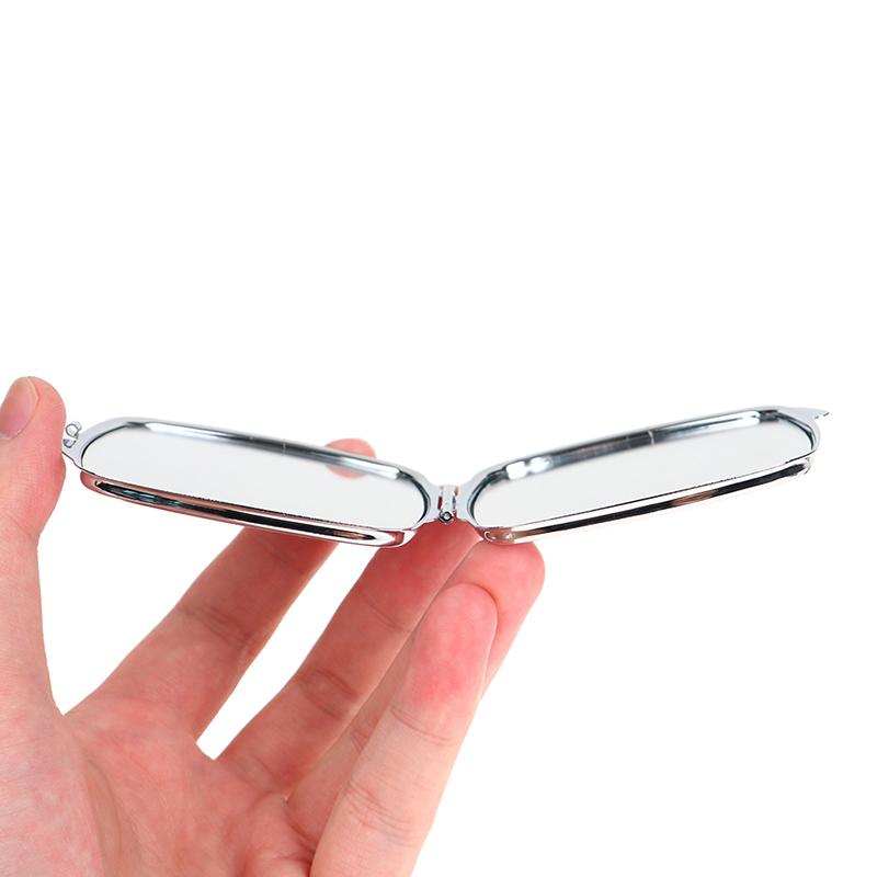 Компактное зеркало для макияжа, косметическое увеличительное круглое карманное зеркало для макияжа