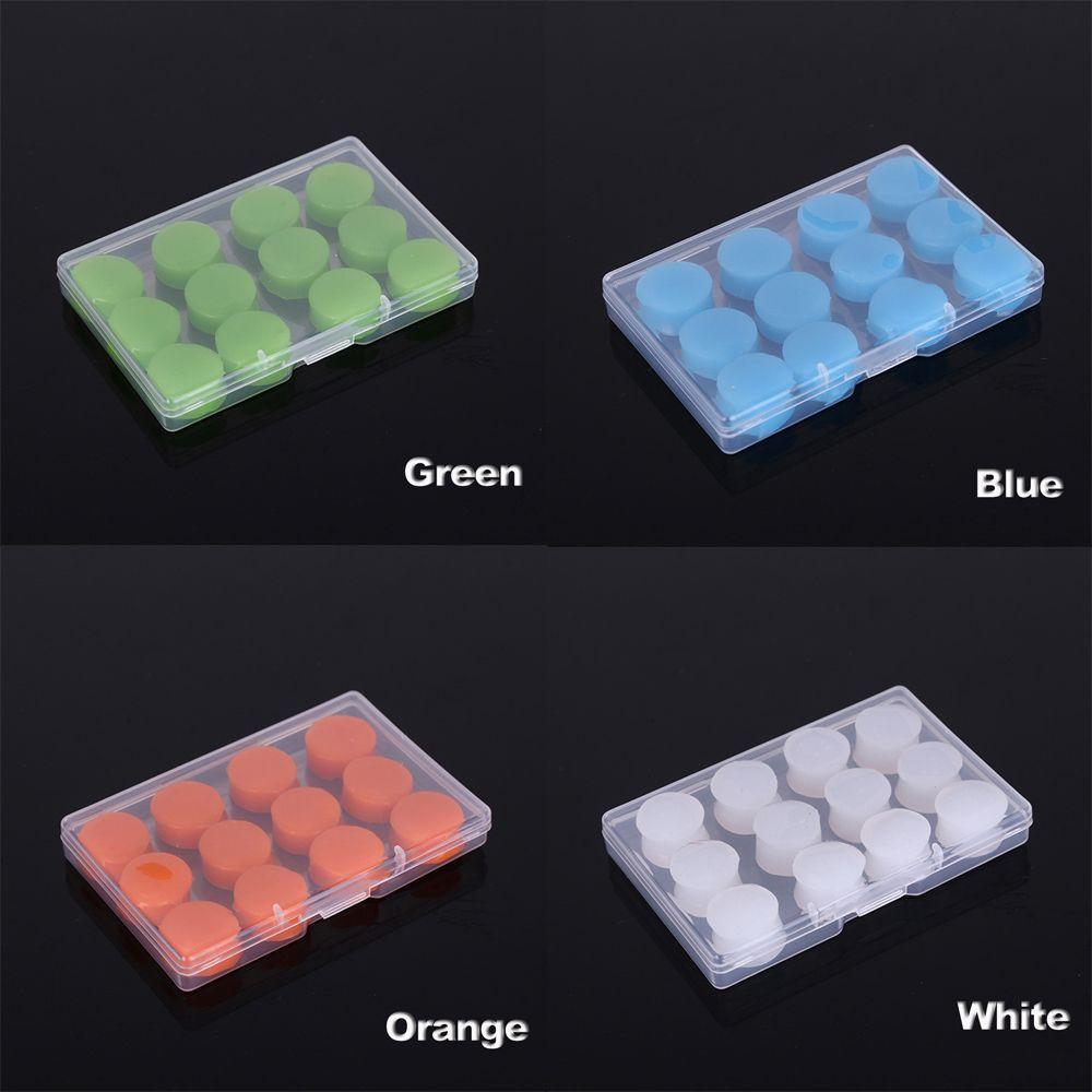 Protect Soundproof Noise Reduction Anti-noise Ear Plugs Waterproof Earbud Soft Silicone Earplugs