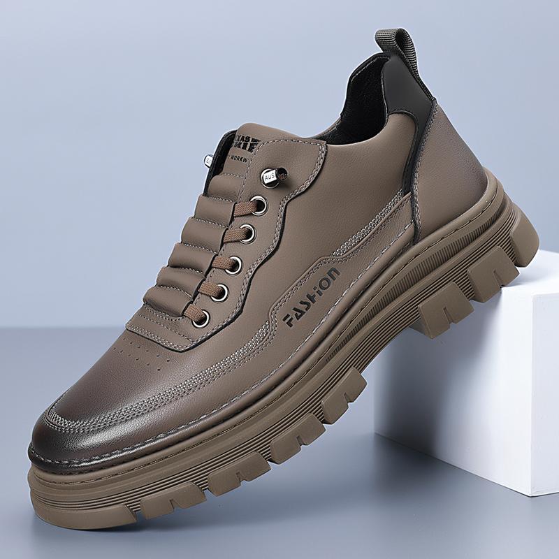 Модные высококачественные мужские осенние удобные нескользящие износостойкие низкие рабочие туфли модные новые мужские повседневные спортивные туфли
