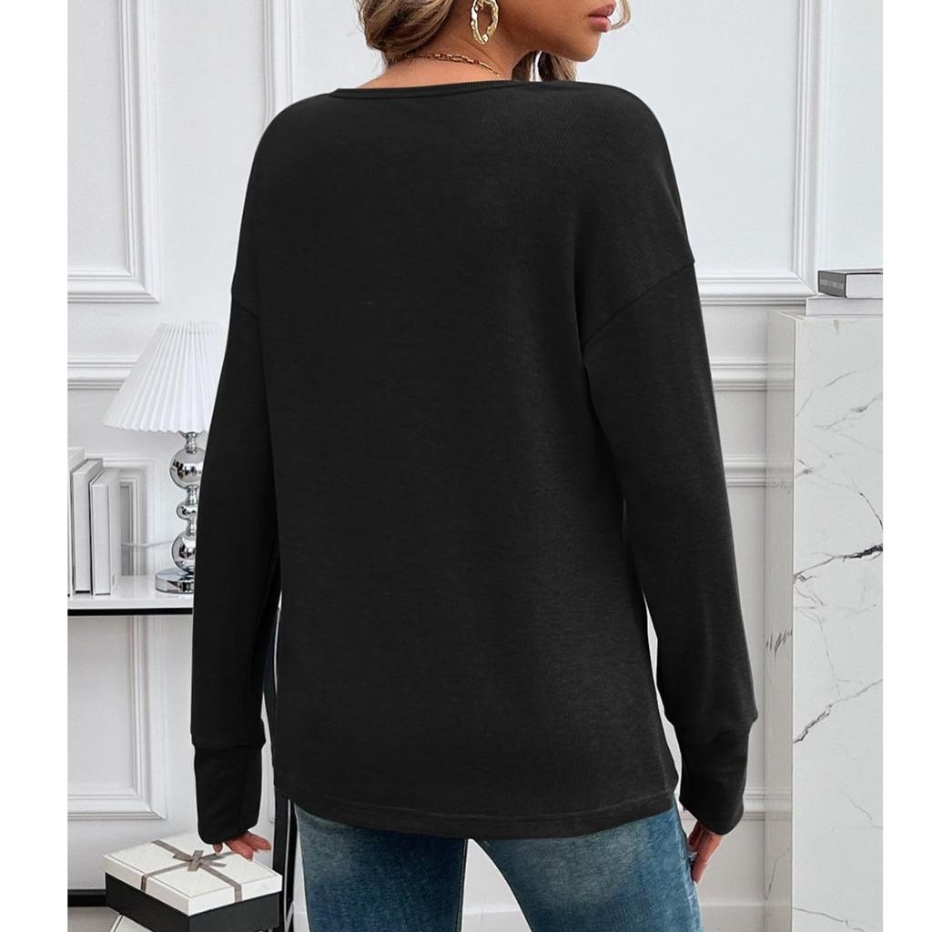 Топы для женщин, пуловеры с длинными рукавами, повседневные рубашки, топ