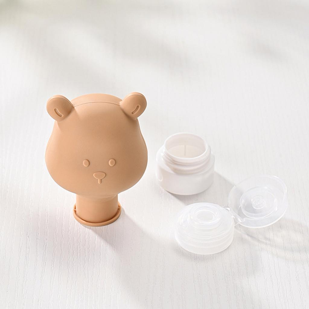 Герметичные дорожные бутылки, силиконовые, сжимаемые, многоразовые, для шампуня, туалетных принадлежностей, косметические контейнеры, переносные контейнеры для жидкостей