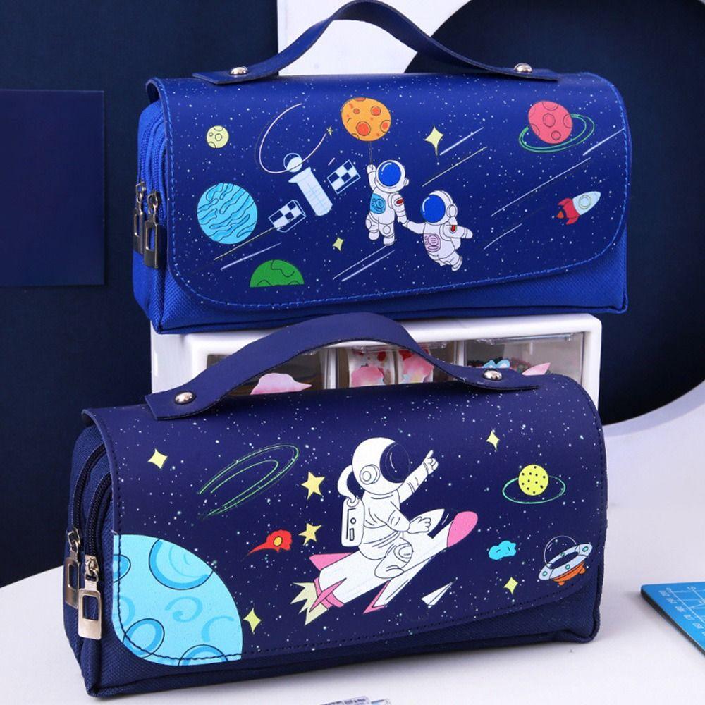 Высококачественная многослойная сумка для ручек большой емкости, сумка для хранения карандашей, чехол для канцелярских принадлежностей