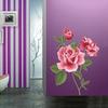 Сделай сам Домашнее украшение Фон для ТВ Съемная наклейка на стену с розовыми цветами KTY