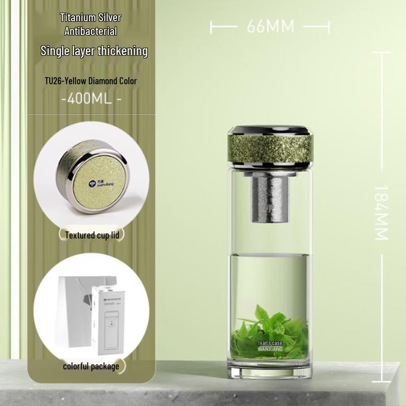 Vientiane Antibacterial Borosilicate Glass Tea Cup