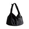 IELGY Waterproof Nylon Cloth Crossbody Dumpling Bag, Simple Sports Wind Large Capacity Casual Shoulder Tote Bag