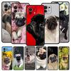 Чехол для телефона для Xiaomi Mi 15 14 14T 13T 12T Pro 12 13 11 Lite 5G 11T X6 X5 Pro Мягкий ТПУ чехол Милый Мопс Собака