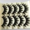 5 Pairs Women Makeup Thick Eye Lash Extensions False Eyelashes 3D Natural Black Long