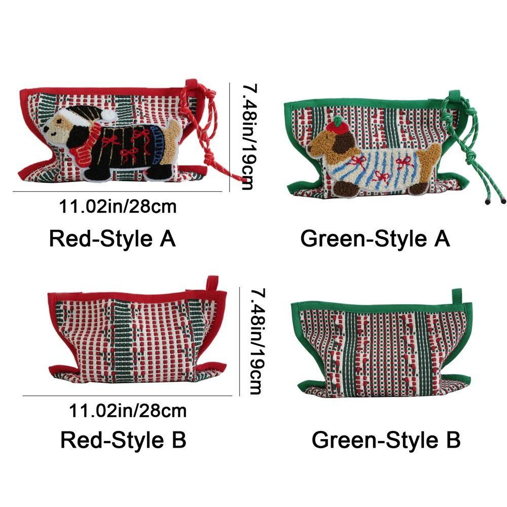 Рустикальный стиль Такса Коробка для салфеток Подвесной чехол для бумажных салфеток Высококачественная сумка для бумажных полотенец Кухня