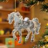 Unique Horse Ornament Realistic Horse Ornament Elegant Rhinestone Horse Ornaments for Christmas Tree Gifts for Women for Holiday