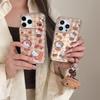 Чехол для телефона Hello Kitty в клетку «Кленовый лист» для iPhone 17/16 Pro Max/15/14 - Новая осенне-зимняя женская коллекция