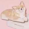 2026 Small Desk Calendar with Wooden Base Cute Dog Cat Patterns Monthly Planner