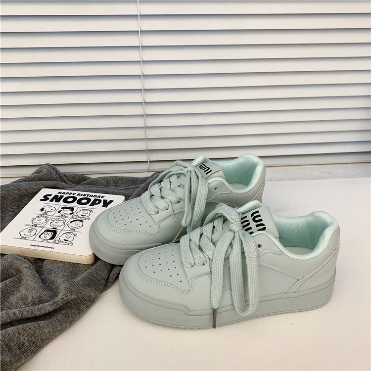 Дофаминовые нишевые туфли-хлеб женские на платформе новые летние универсальные женские туфли повседневные туфли для скейтборда