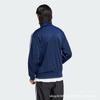 Mens Retro Striped Track Jacket Unisex Stand Collar Sport Coat All