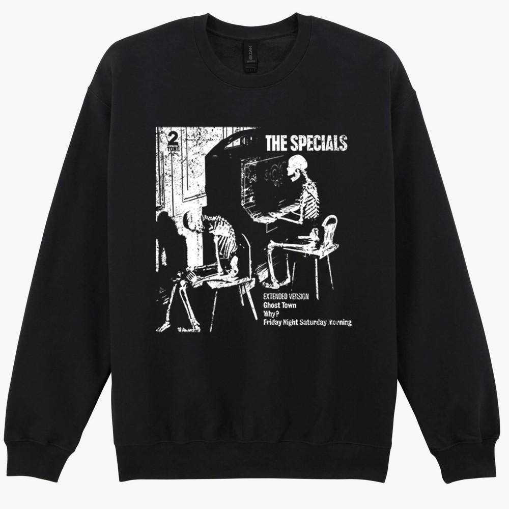 The Specials Ghost Town 2 Tone Ska Music T Shirt Sweatshirt Hoodie 523