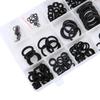 1Box 18 Sizes 225Pcs New Tool Rubber O Ring O-Ring Washer Seals Assortment Black for Car Auto Transmission & Drivetrain Seals