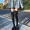 Autumn Winter Women Stockings Wool Cashmere Ball Thermal Long Socks Women Thigh High Stocking Girls Cute Kawaii Thigh High Socks