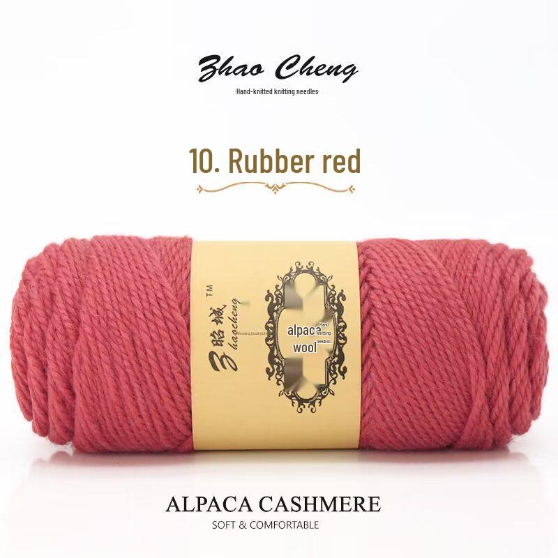 Шарф-подушка из альпаки ручной вязки – Средней толщины, Мягкий, Сделай сам, Крючком