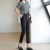 Loose and Comfortable Straight-Leg Nine-point Casual Pants for Spring