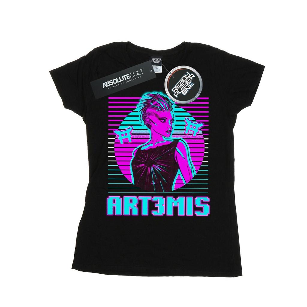 Ready Player One Womens/Ladies Neon Art3mis Cotton T-Shirt