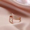 Женское кольцо Kinel из розового золота с изменяемым размером