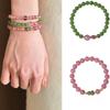 Natural Amethyst Greenstone Beaded Bracelet Light Luxury High Sense Fashion Temperament Versatile New Chinese Simple Niche Jewelry